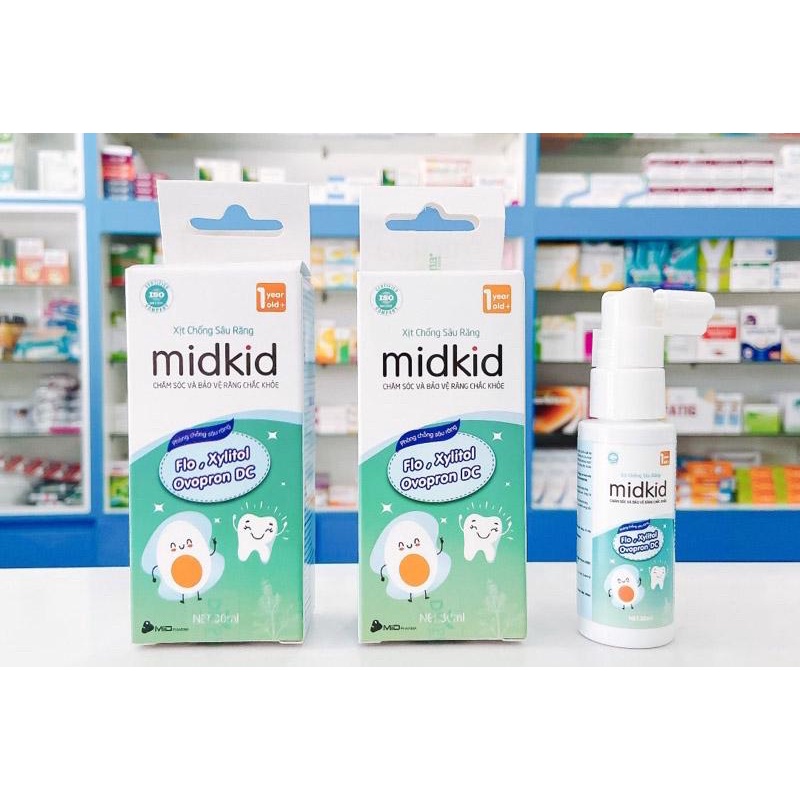 Xịt Chống Sâu Răng Midkid An Toàn Tuyệt Đối Dành Cho Bé Mama Baby Vn