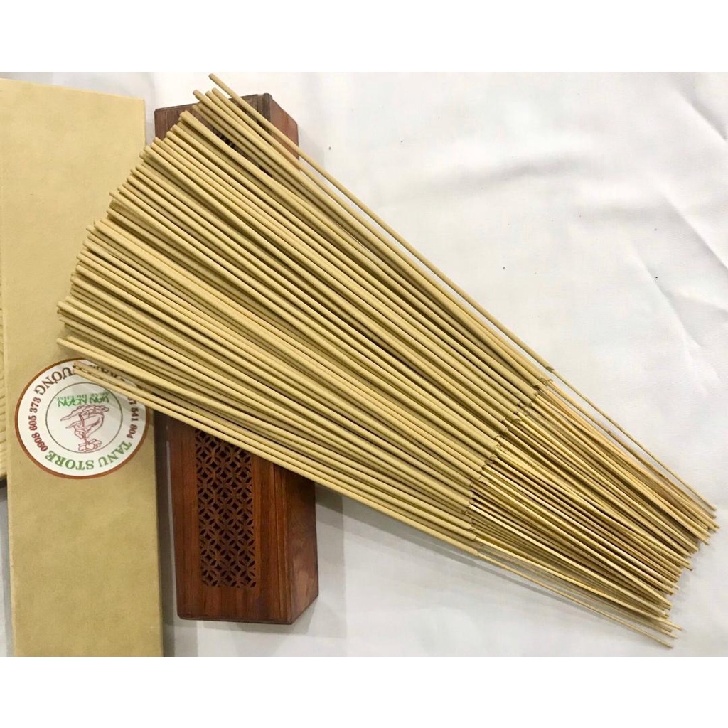 Nhang cây Trầm Hương 30 cm- thơm chuẩn Trầm hương, dâng gia tiên, thanh lọc không khí, tẩy uế hiệu quả- Tanu Store
