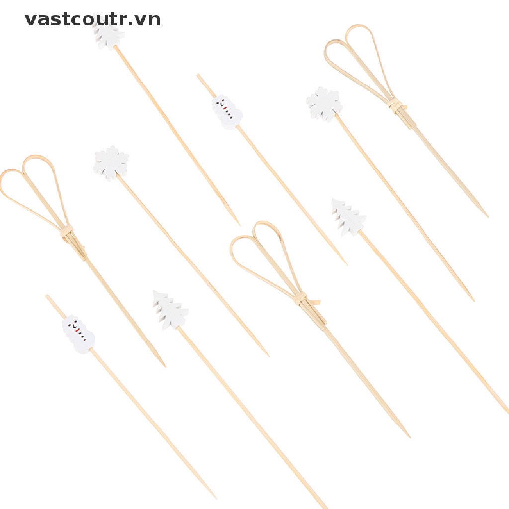 Set 50 / 100 Tăm Tre Ăn Trái Cây