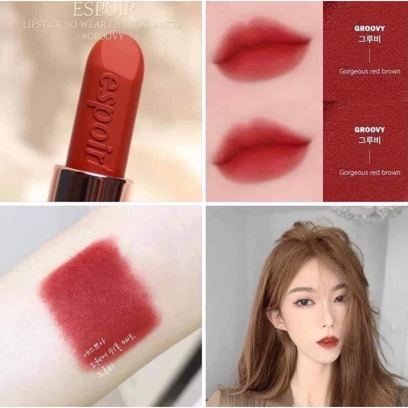 Son thỏi lì ESPOIR Nowear Matte Chiffon | BigBuy360 - bigbuy360.vn