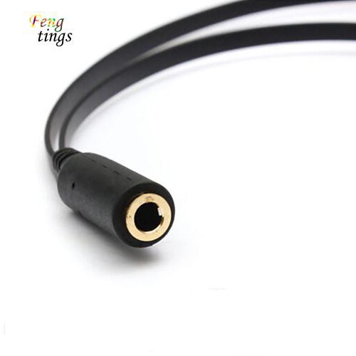 Dây Cáp Chia Cổng Âm Thanh 3.5Mm Từ 1 Đầu Cái Sang 2 Đầu Đực Tiện Dụng