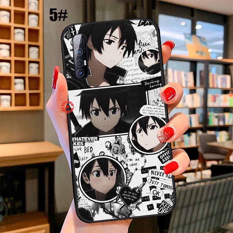Ốp điện thoại hình Sword Art Online Kirito cho OPPO A3S A5 A5S A7 A12 A12S A12E A37 A39 A57 A59 A77 F1S F3 NEO 9