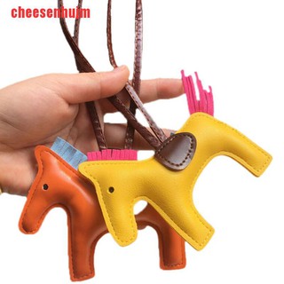 Móc Khóa Da PU Handmade Hình Ngựa Độc Đáo