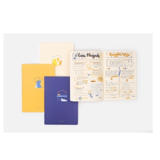 Vở Crabit Dotted Notebook Ruột Chấm Dot - Cheese (120 Trang - 18.3x26cm)