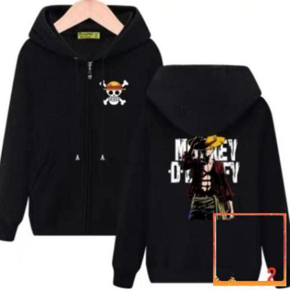 [SALE SẬP SÀN] SALE- ( SIÊU PHẨM) Áo Khoác Đen Luffy - One Piece Mũ Rơm '- áo cực chất