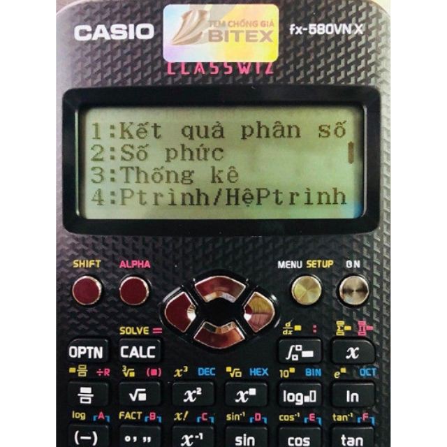 Máy Tính Casio Fx580vnx Chính Hãng Bảo Hành 7 Năm