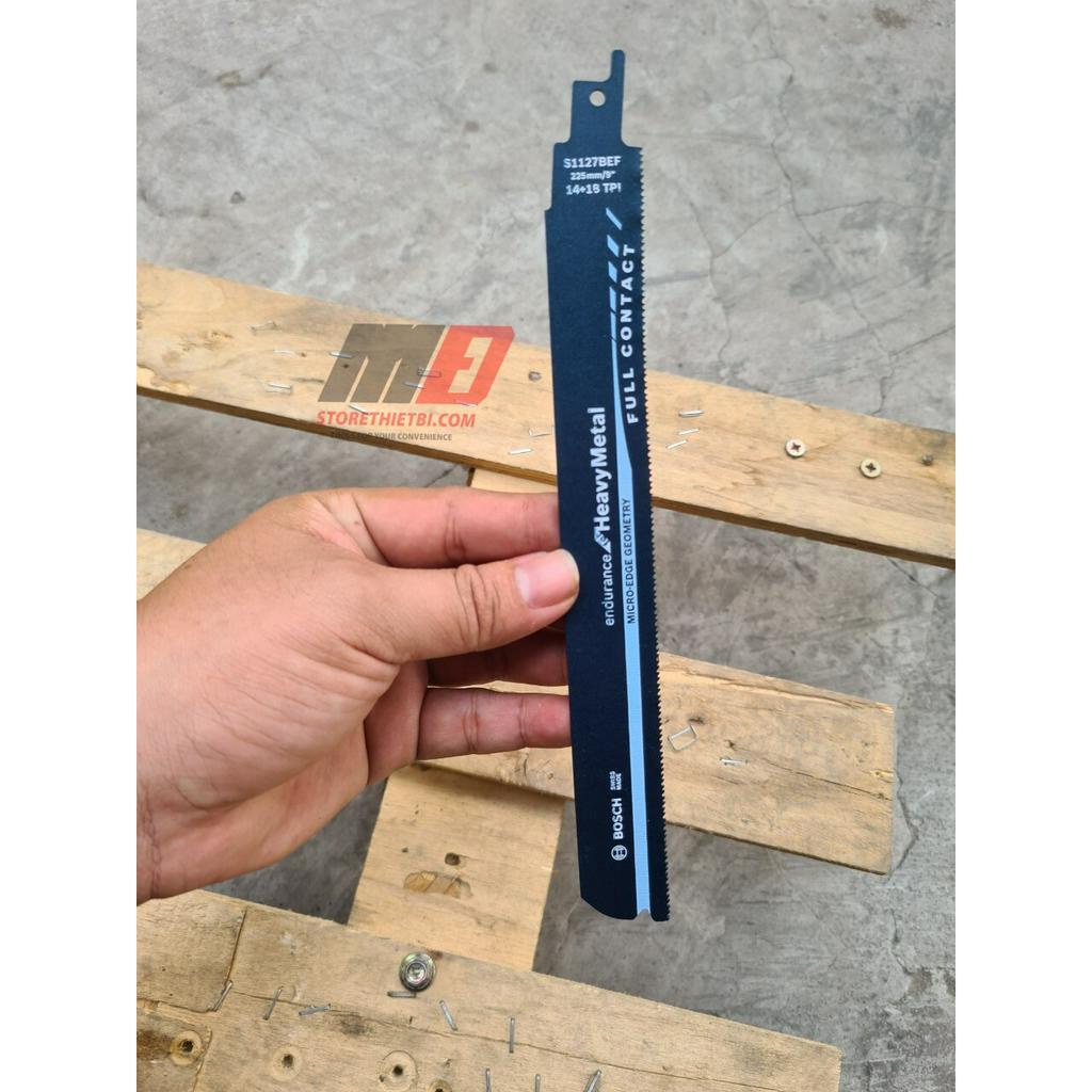 Lưỡi cưa kiếm S1127BEF (Endurance f. Heavy  Metal) / 2608657524 / Phù hợp cắt Kim Loại Tấm - Bề Mặt và Ống