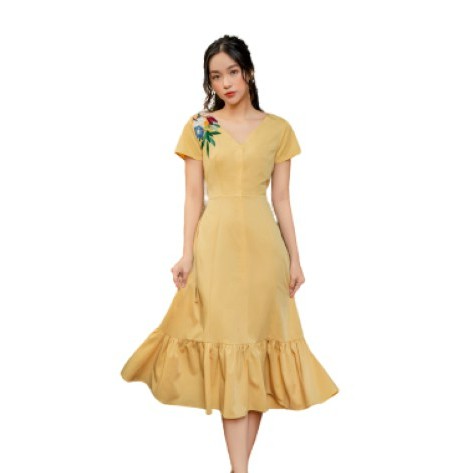 OLV - Đầm Sandy Embroidered Dress
