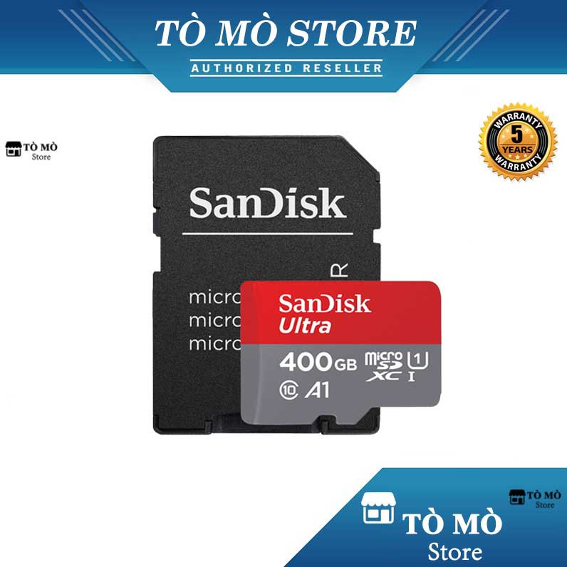 Thẻ Nhớ MicroSDXC SanDisk Ultra A1 400GB Class 10 100MB/S Kèm Adapter - 2020 BH 5 năm | BigBuy360 - bigbuy360.vn