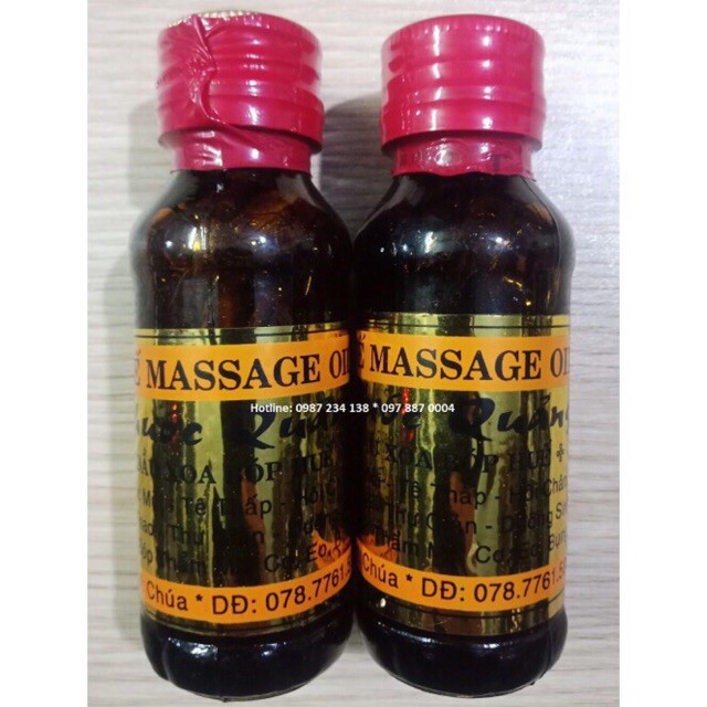 Dầu xoa bóp massage Huế 60ml thể thao gym spa 1 lọ 60ml