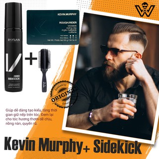 (+Lược)Combo Sáp vuốt tóc Nam Kevin Murphy Rough Rider Và Pre-Styling Xịt tạo phồng Sidekick hoặc Sidekick Zero