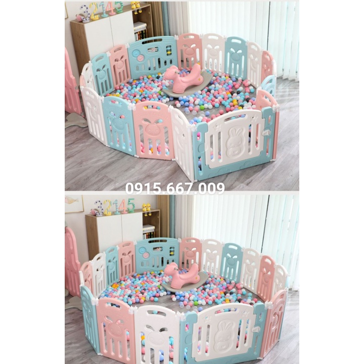 Bộ quây cũi nhựa Nguyên Sinh mẫu mới 2022 TẶNG THẢM, bóng, thảm, giỏ