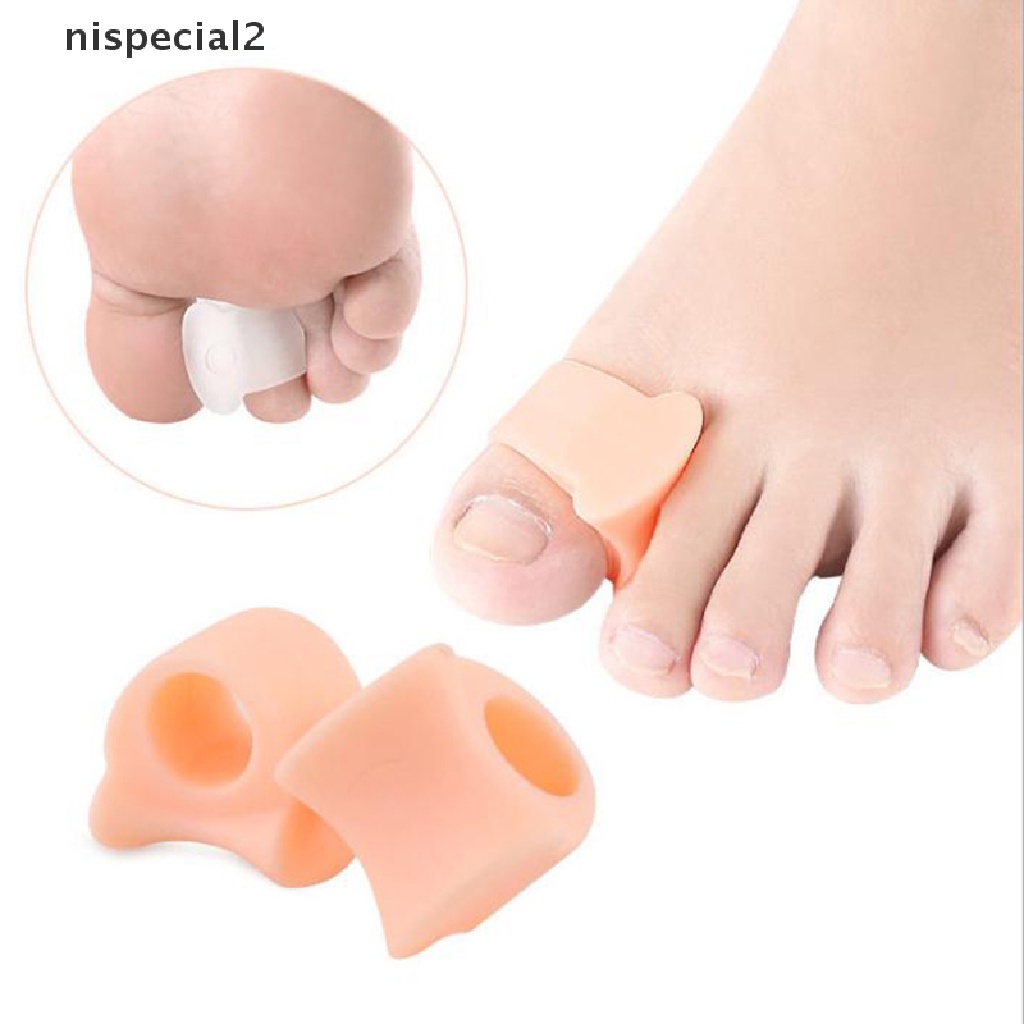 [nispecial2] 2pcs Toe Separator Insoles Ring Separation Hallux Valgus Correction Pad [new]