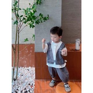 Bộ giả gile basic bé trai