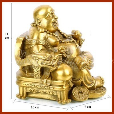 Phật Di Lặc đồng(thờ cúng,chiêu lộc)11cm