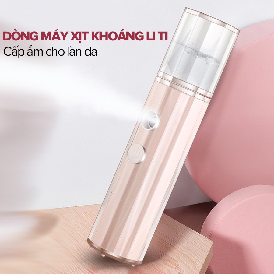 Máy xịt khoáng NANO KSKIN KD770B. Xịt khoáng cấp ẩm, công ngệ NANO làm đẹp và dưỡng ẩm da, đổi trả trong 7 ngày