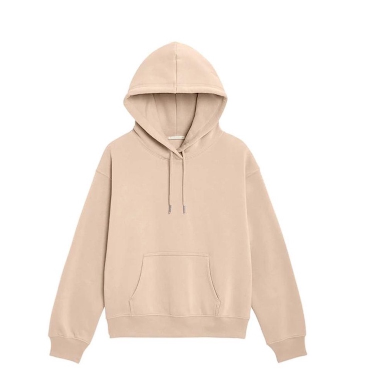 Áo hoodie nữ màu hồng mềm mại, dày dặn, chắc chắn có lót nỉ bên trong ấm áp ChiDu - TA028