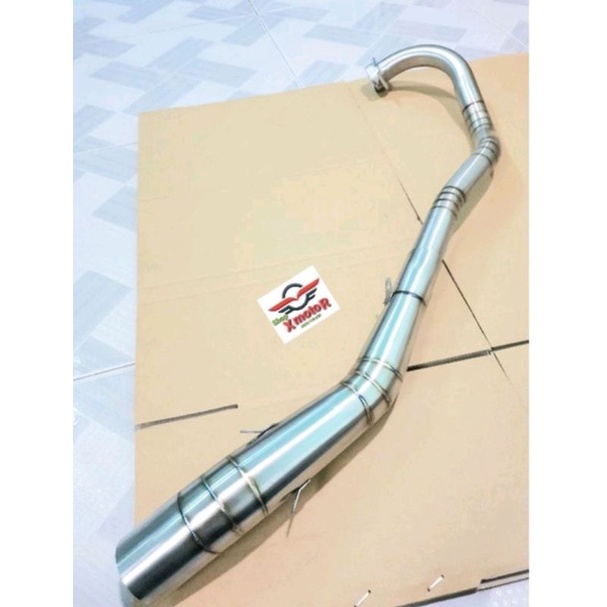 Cổ pô  Exciter 135 cổ INOX 304 gắn pô độ