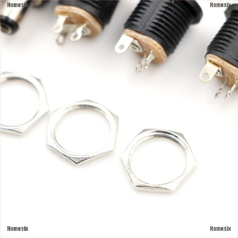 Bộ 10 đầu nối nguồn chuyển đổi DC 5.5mm x 2.1mm