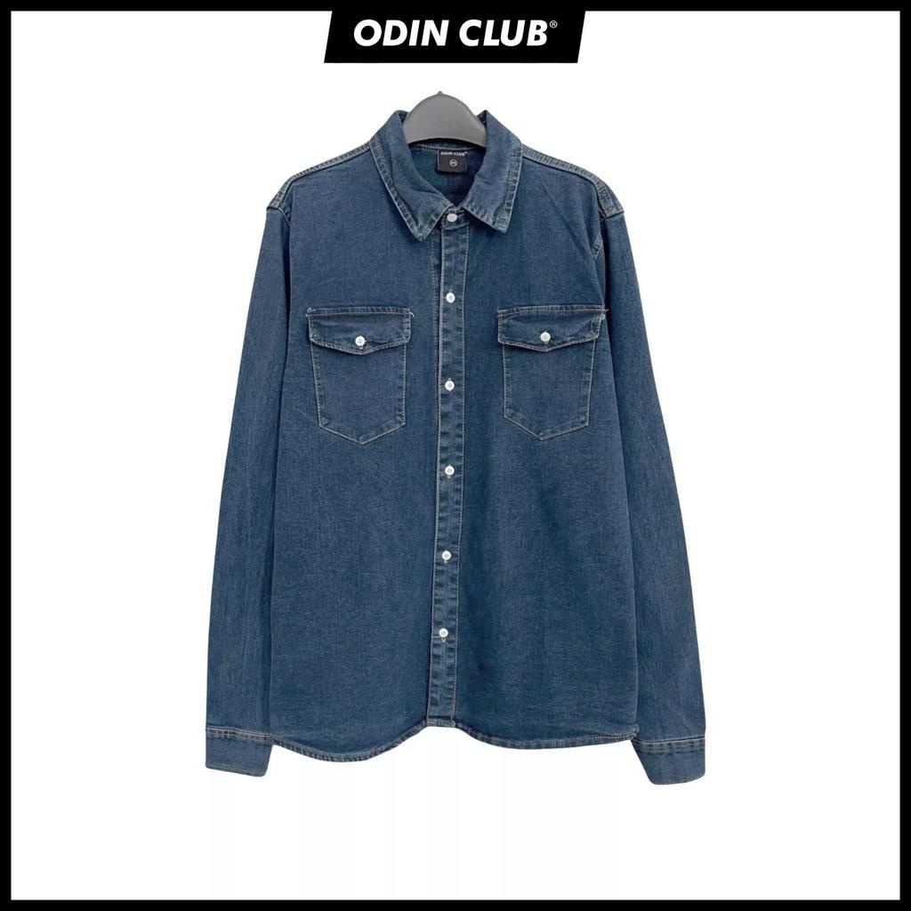 Áo Sơ Mi Dài Tay Denim ODIN CLUB, Áo sơ mi dài tay form rộng nam nữ, Local Brand ODIN CLUB