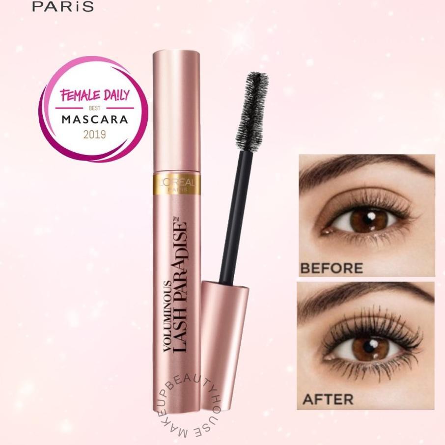 (hàng Mới Về) Mascara Loreal Paris Chống Thấm Nước Làm Dày Mi Tự Nhiên