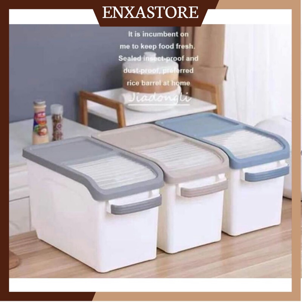 THÙNG ĐỰNG GẠO NHỰA THÔNG MINH 15KG