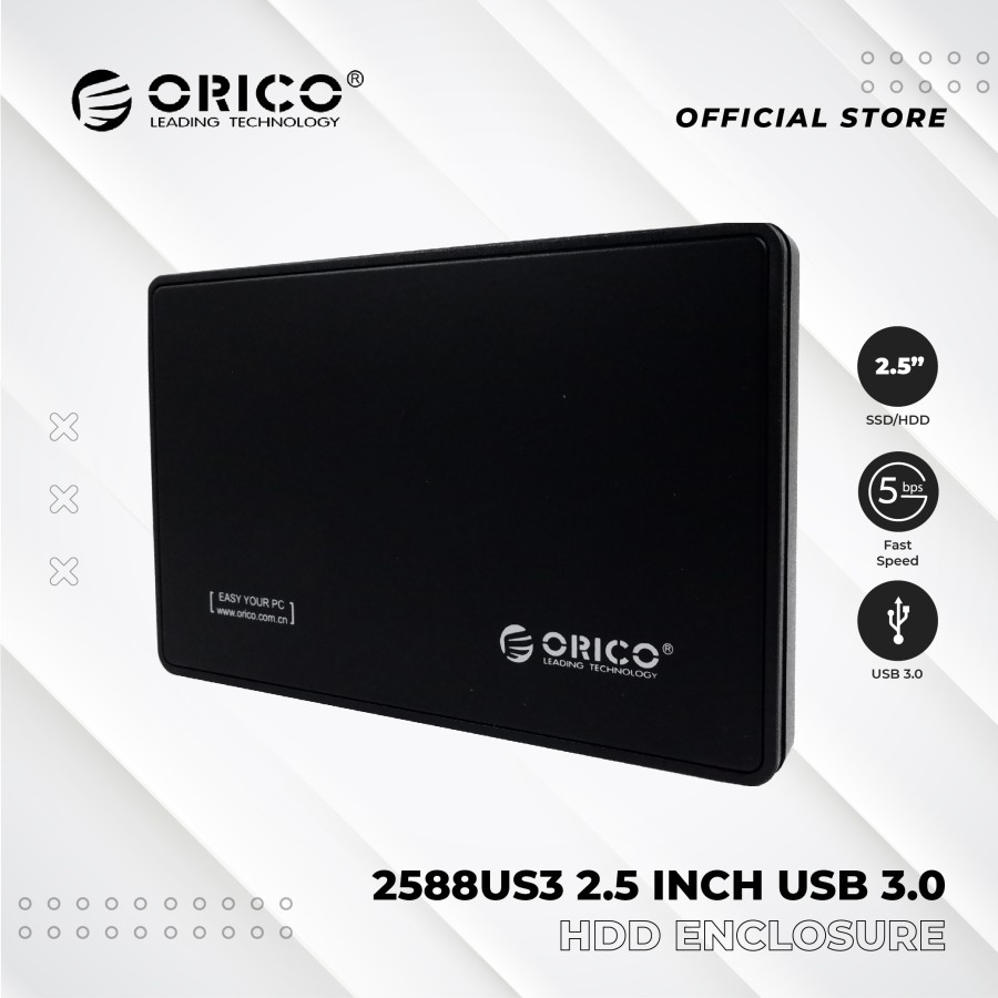 Ổ Cứng Ngoài Orico 2588u3 2.5in Hdd / Ssd - 2588us3