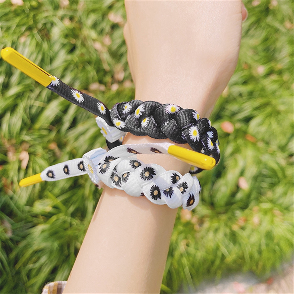 Vòng Tay Dây Bện Mặt Hình Hoa Hướng Dương Cho Cặp Đôi