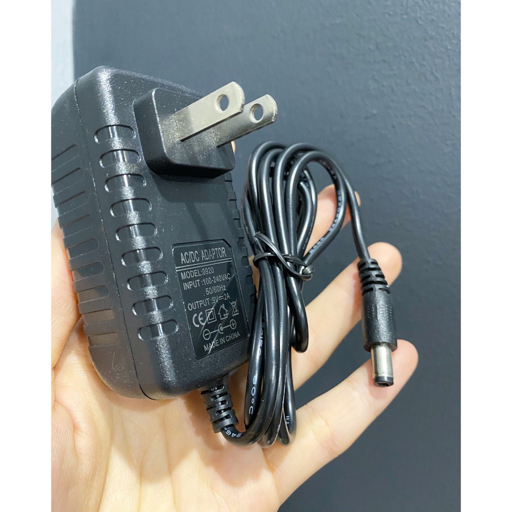 Nguồn Adapter 9V-2A 5.5*2.1mm Cho LOA KÉO ,Máy hút sữa, Switch, Bộ Phát Wifi,...