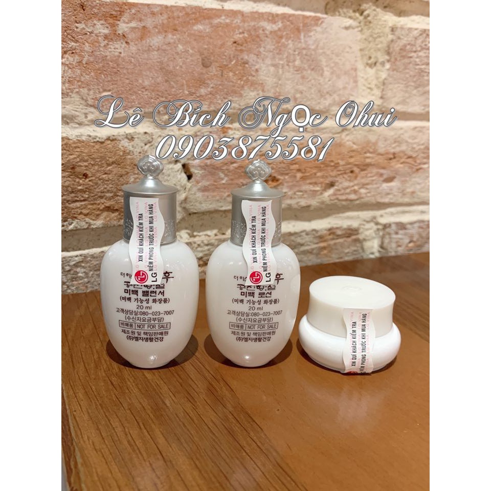 Set Whoo Trắng Dưỡng Trắng, Giảm Thâm Nám và Chống Lão Hóa 3 Sản Phẩm - The History Of Whoo Radiant White