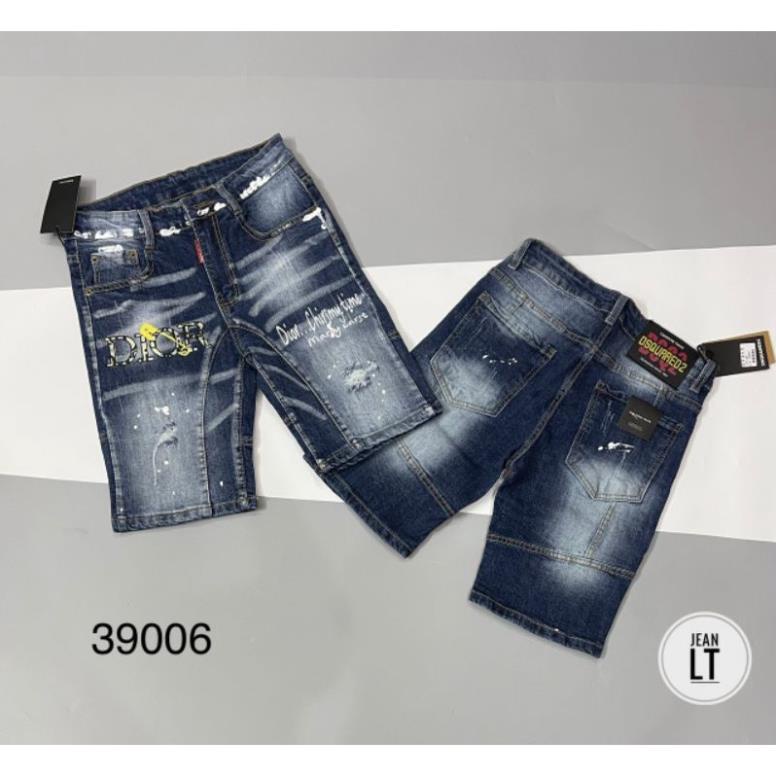 quần jean nam DSQ quản châu-quần jen nam ngắn in chữ dior 2 màu cực đẹp ❗ *