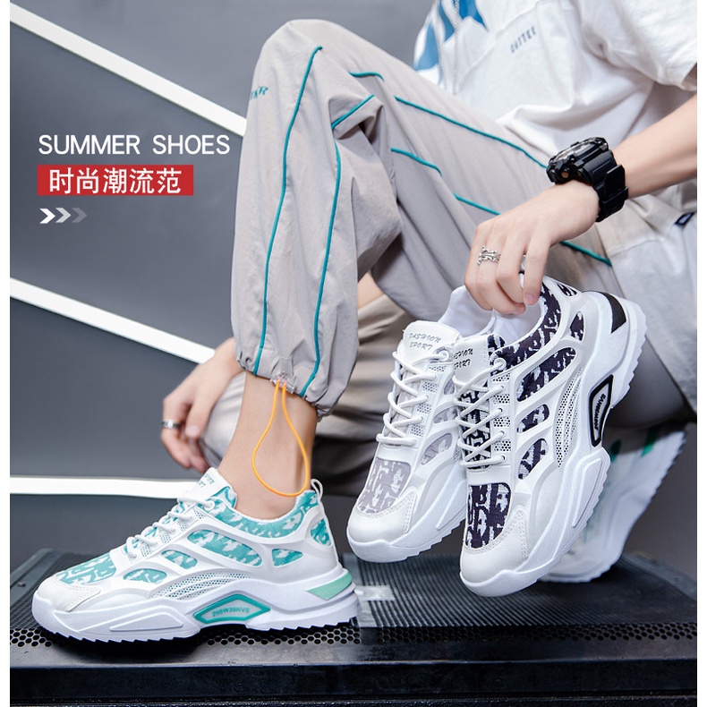 Giày nam thể thao sneaker cao cấp đế dày thời trang năng động ttg010