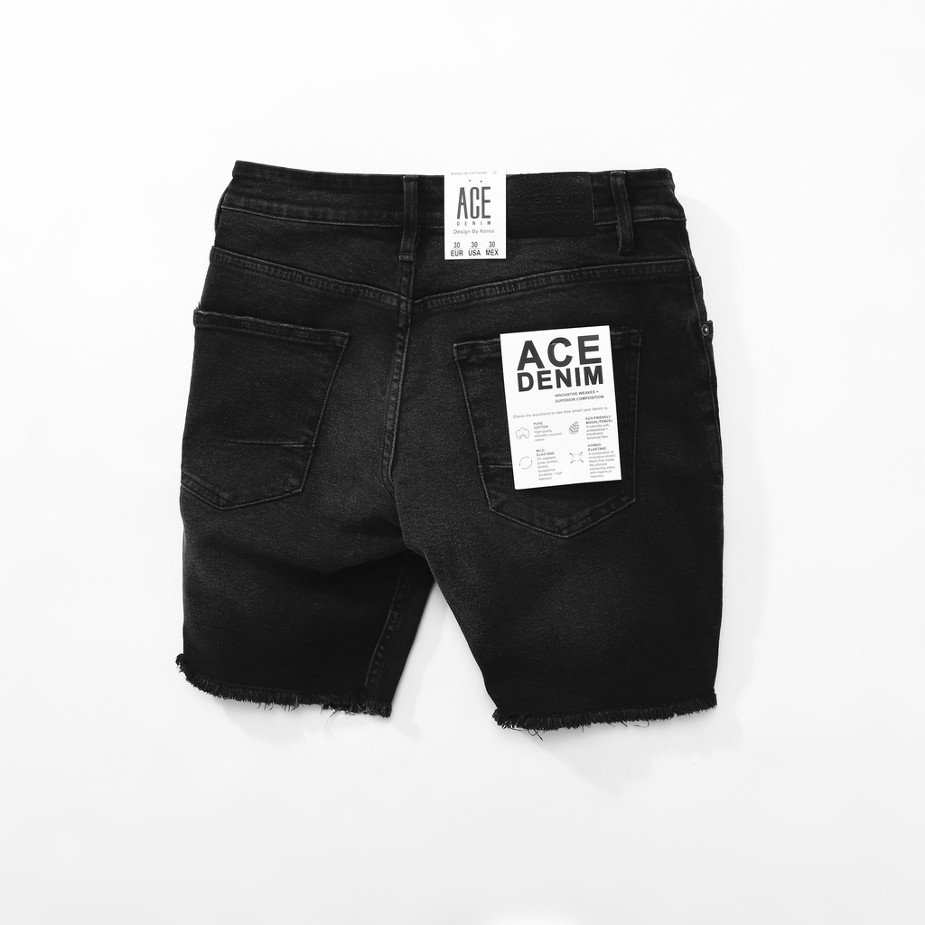 [ CAO CẤP ] Quần short jean, quần lửng jean nam wash màu đẹp, phối rách cá tính 9202