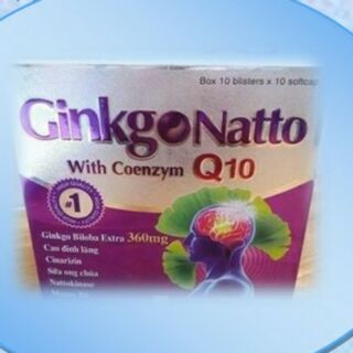 Ginkgo natto Q10 tăng cường trí nhớ,ổn định tim mạch