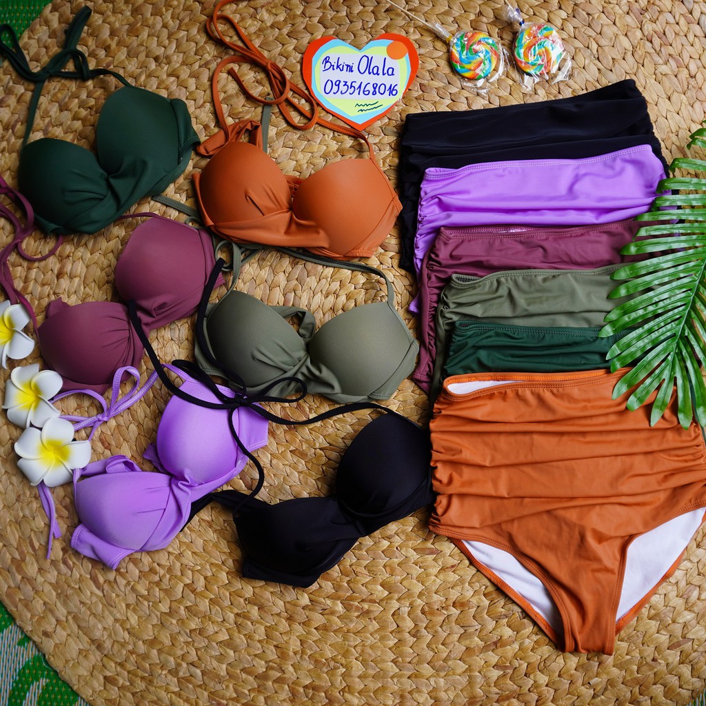 Bikini 🌸[FREESHIP]🌸 Bikini cạp cao nữ 2 mảnh nhiều màu, giá cả hợp lý, xem them ở phần mô tả | BigBuy360 - bigbuy360.vn