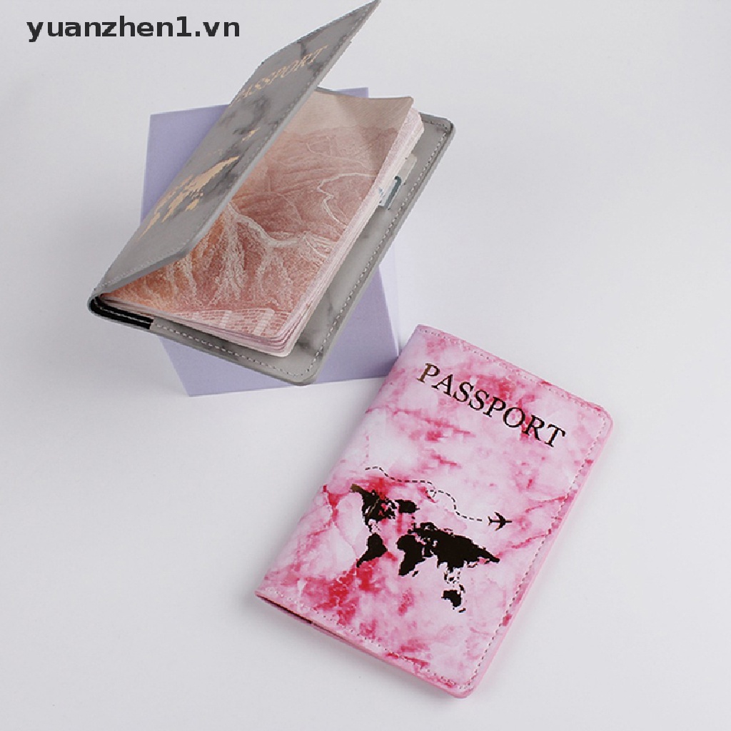 Ví Da PU Đựng Hộ Chiếu Thiết Kế Đơn Giản Tiện Dụng