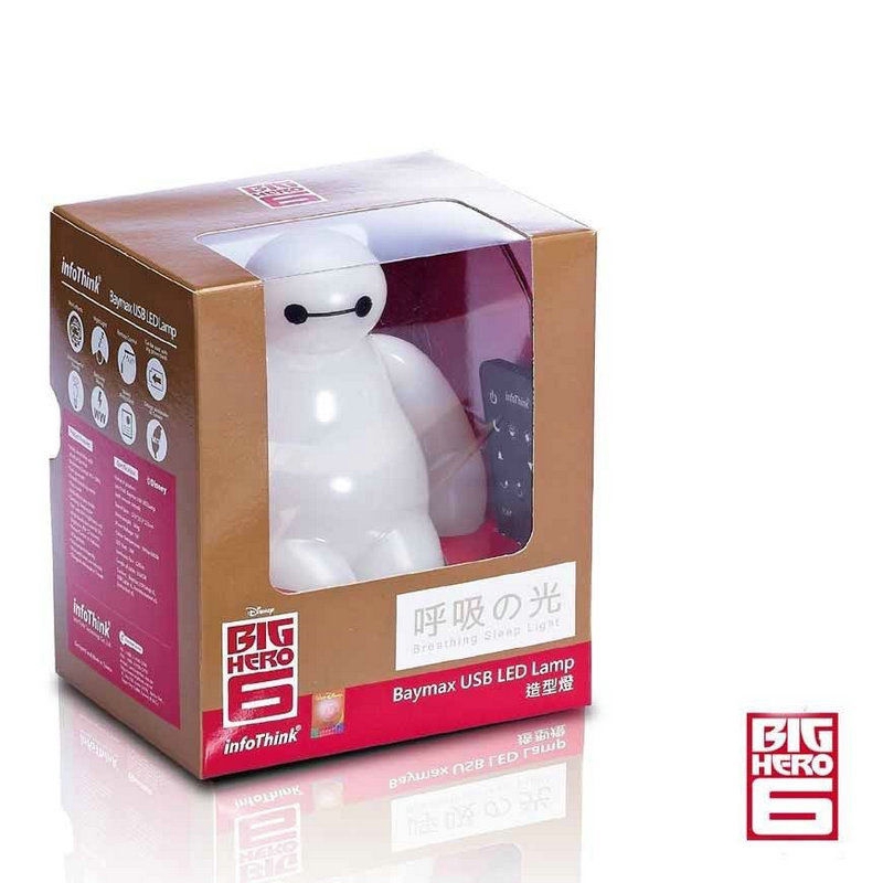 DISNEY Đèn Led Ngủ Hình Baymaxis Big Hero 6 Cổng Usb