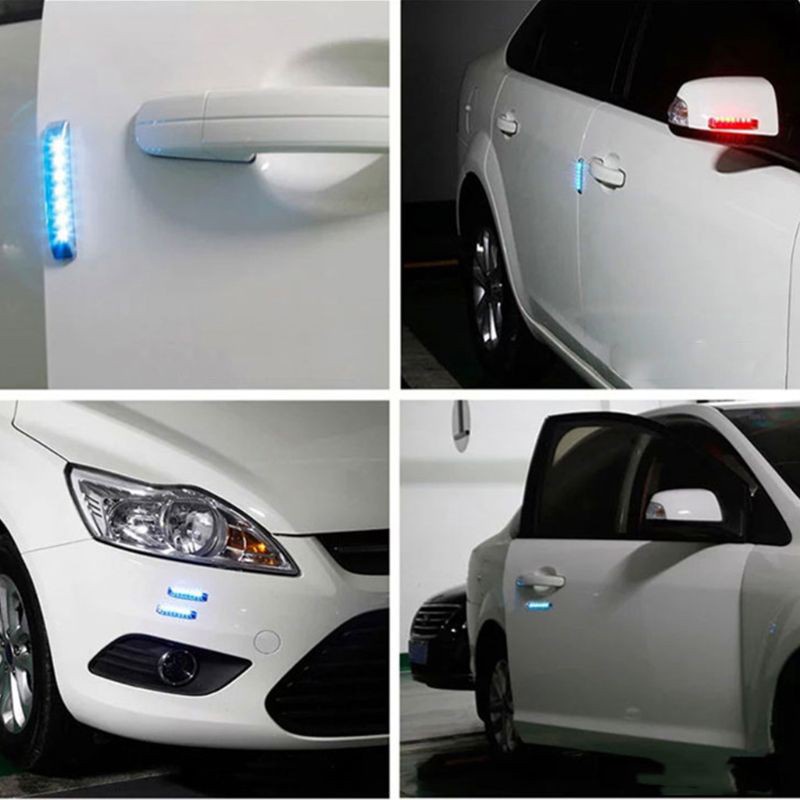 Đèn Led Gắn Cửa Xe Hơi Sử Dụng Năng Lượng Mặt Trời Chống Va Chạm