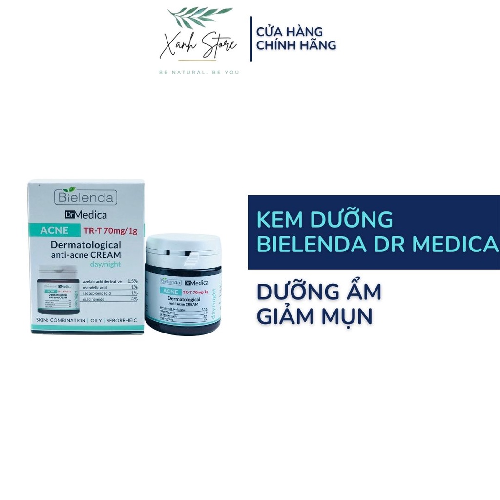 Dr Medica Anti Acne,Kem Dưỡng Ẩm Bảo Vệ Da,Làm Giảm Các Loại Mụn,Mụn Ẩn,Mụn Đầu Đen,Phù Hợp Với Mọi Loại Da