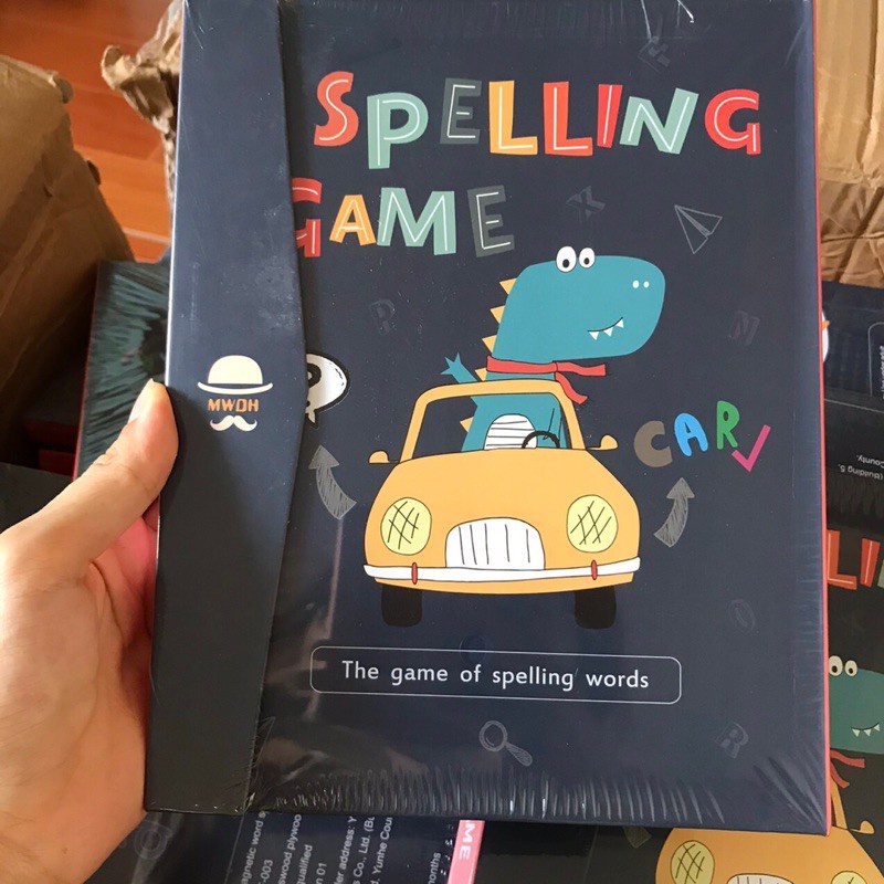 Bộ sách học vần spelling game-Sách giáo dục đầu đời cơ bản-giúp bé yêu phát triển não bộ 1 cách toàn diện-thông minh