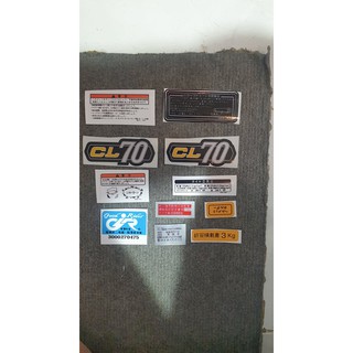 TEM THÔNG SỐ CL50..Cl70..Cánh Chim Honda