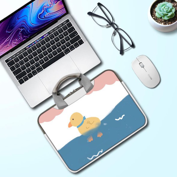 túi máy tính xách tay cho nữ  Cặp đựng laptop macbook chống sốc tuyệt đối có đai gài | BigBuy360 - bigbuy360.vn