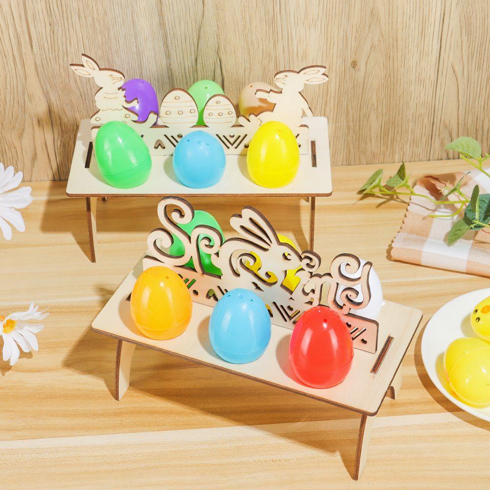 FOREVER Giá Đỡ Trứng Thủ Công Hình Chú Thỏ Độc Đáo Trang Trí Tiệc DIY