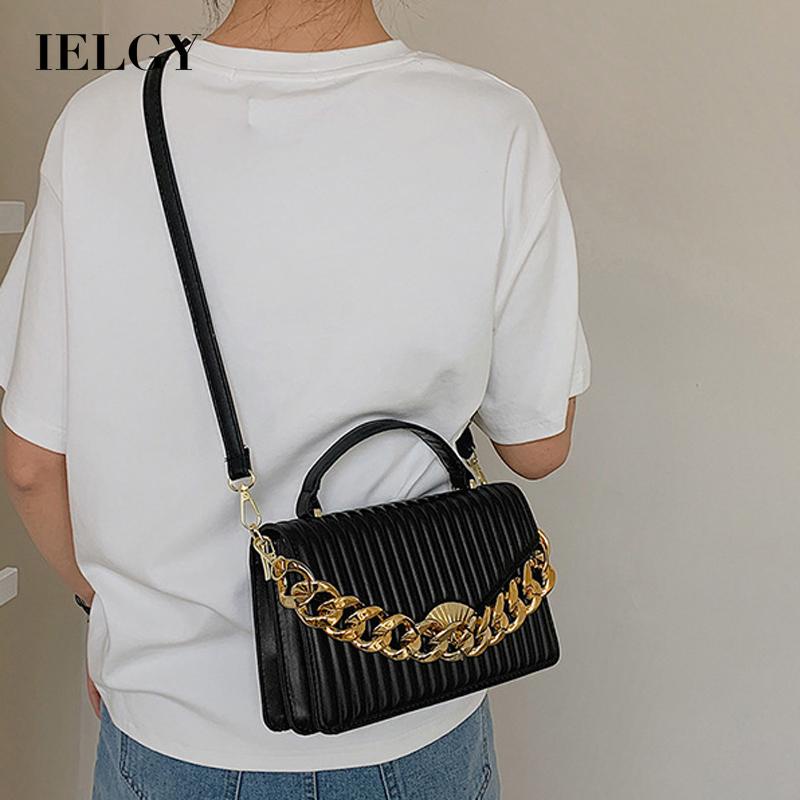 Túi xách đeo vai IELGY hình vuông nhỏ đơn giản phong cách Hàn Quốc thời trang cho nữ