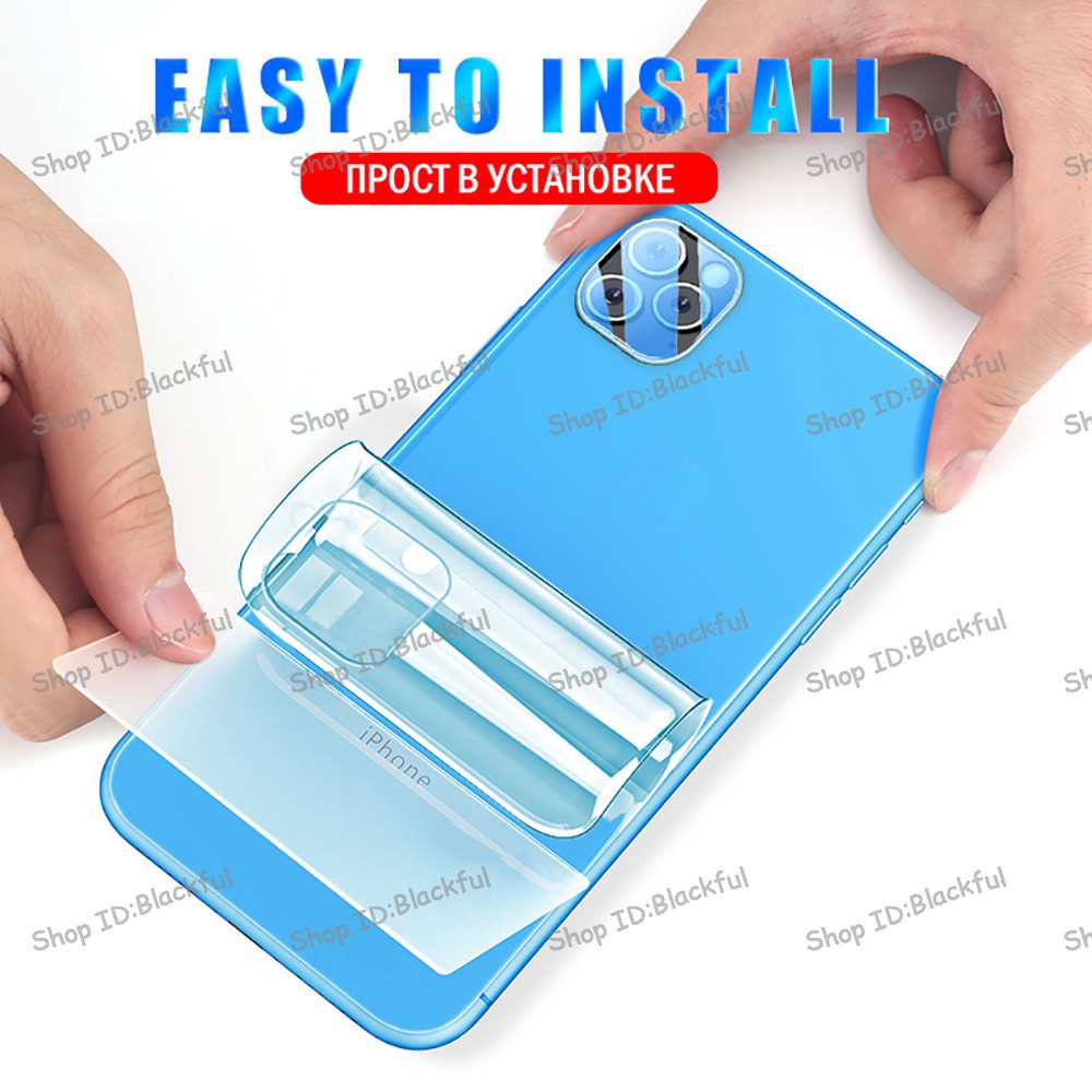 Phim Dán Bảo Vệ Màn Hình lcd Trước Và Sau Chống Thấm Nước Cho iphone 15 14 13 12 11 pro max xr xs max 7 8 plus se2 se3