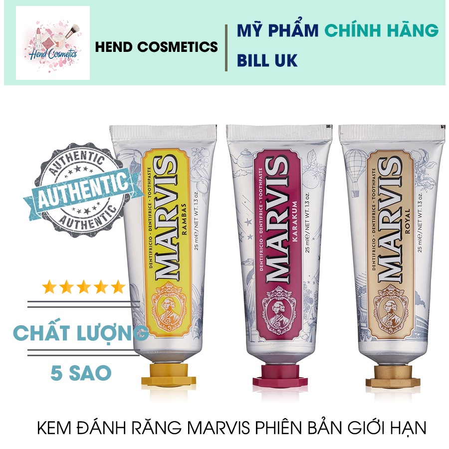 Kem Đánh Răng Cao Cấp Marvis Limited Edition 75ml