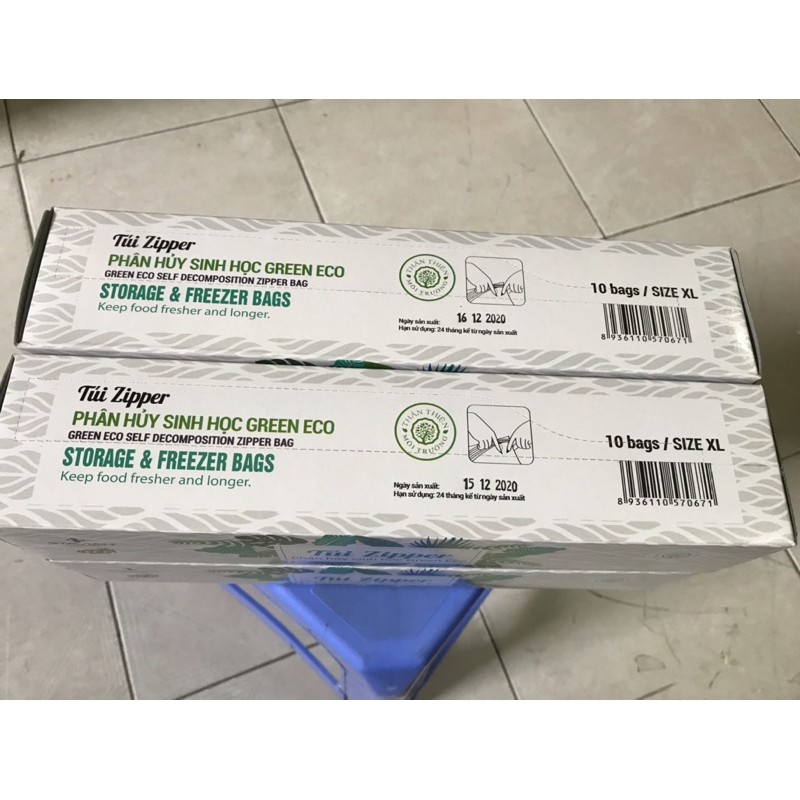 Túi Zipper đựng thực phẩm size XL 35mm x 280mm x 0,05mm