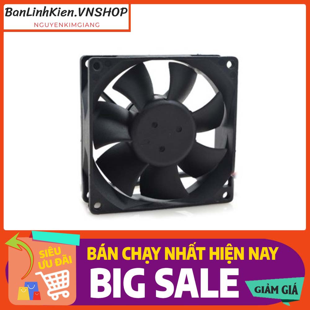 Quạt tản nhiệt 12VDC 4x4Cm - 6x6Cm - 8x8Cm - 12x12Cm