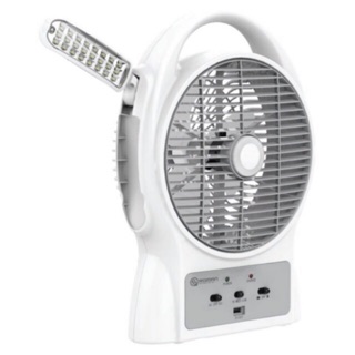 Quạt sạc có đèn Sunmax GFR12B2