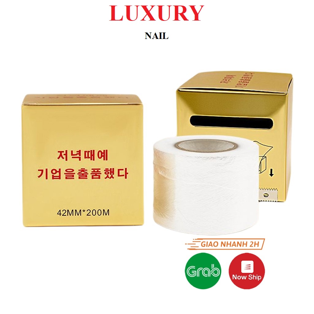 Cuộn nilon ủ tê lông mày, môi